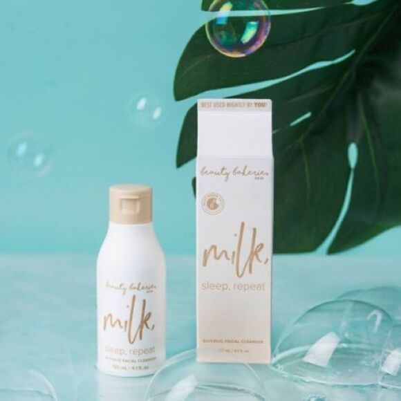 Beauty Bakerie Milk Sleep Repeat Glycolic Facial Cleanser • NIB - Picture 3 of 8